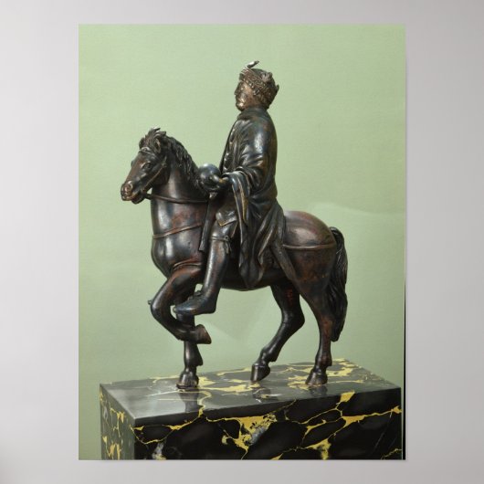 Equestrian statue of Charlemagne 2 Poster (Vorne)
