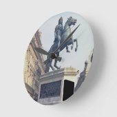 Equestrian Statue of King Louis XIV (1816-22) (bro Runde Wanduhr (Winkel)