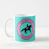 Equiholics Einstimmiger Englischer Reiter 2 Kaffeetasse (Links)