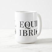 Equilibrio (Zen) Kaffeetasse (VorderseiteRechts)