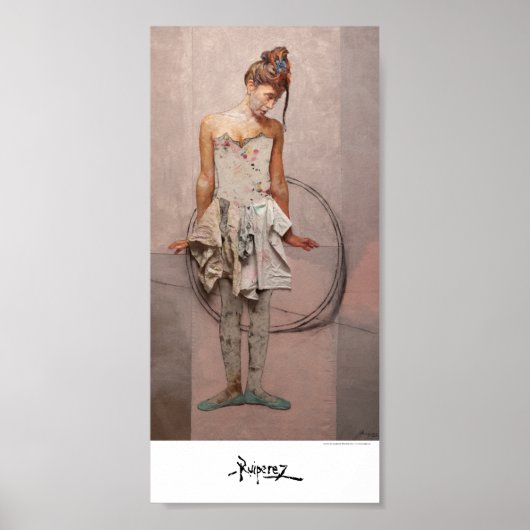 "Equilibrista Con Aro", von Ruiperez Poster (Vorne)