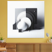 Equilibrium of Silent Geometry Leinwanddruck (Insitu (Wohnzimmer))