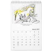 Equine Art S. Payne Single Page Calendar Kalender (Jan 2027)
