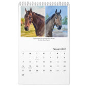 Equine Art S. Payne Single Page Calendar Kalender (Feb 2027)