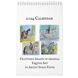 Equine Art S. Payne Single Page Calendar Kalender