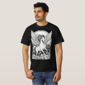 "Equine Aviator: Fly Horse T - Shirt" T-Shirt (Vorne ganz)