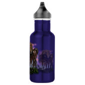 Equine Devotion~Sunset Pferde~ Aluminiumflasche Edelstahlflasche (Rechts)