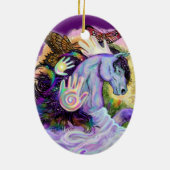 Equine Dreams Keramik Ornament (Hinten)