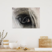 Equine Eyes — Spanischer Mustang Poster (Küche)