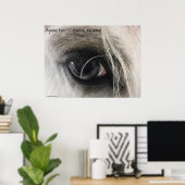 Equine Eyes — Spanischer Mustang Poster (Heimbüro)