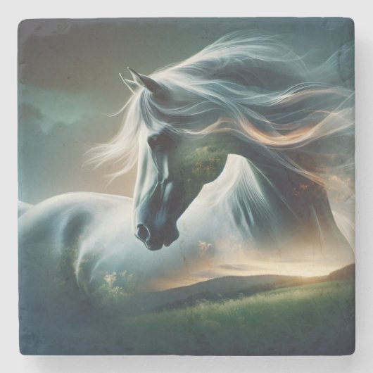 Equine Majesty Steinuntersetzer (Vorderseite)