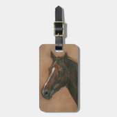 Equine Picture of Chestnut Mare Horse Gepäckanhänger (Vorderseite vertikal)
