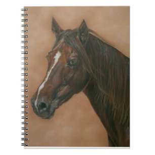 Equine Picture of Chestnut Mare Horse Notizblock