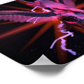 Equine Red Poster (Ecke)
