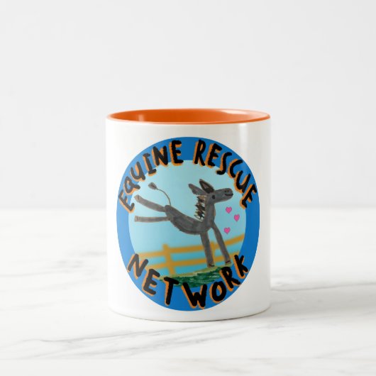 Equine Rescue Network Tasse - Orange (Mittel)
