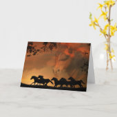 Equine - Sympathiekarte für Pferde Karte (Gelbe Blume)