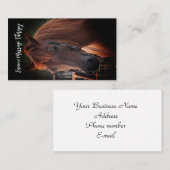 Equine-Visitenkarte Visitenkarte (Vorne/Hinten)