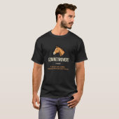 Equinetrovert Lustige Pferd Definition Kinder Pfer T-Shirt (Vorne ganz)