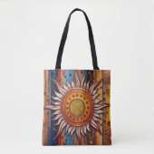 Equinox Mandala Sun Tote Tasche (Vorderseite)