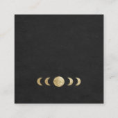 Equinox Mini Save the Date Celestial Art Deco card Begleitkarte (Rückseite)