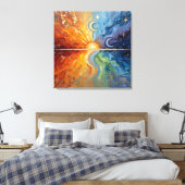 Equinox Morphology Leinwanddruck (Insitu (Schlafzimmer))