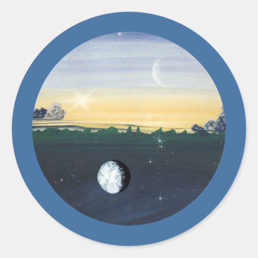 Equinox Runder Aufkleber (Vorderseite)