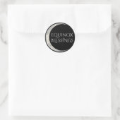 Equinox Sessellift Runder Aufkleber (Tasche)