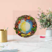 Equinox Sun und Mondkranz Acrylschild (Hochzeit)