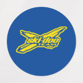 Équipe motoneige etiketten (Design 2)