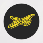 Équipe motoneige etiketten (Design 1)