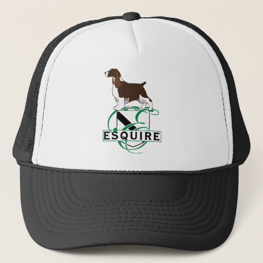 Equire englischer Springer-Spaniels Truckerkappe (Vorderseite)
