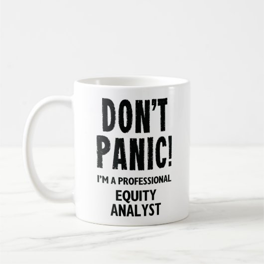Equity Analyst Kaffeetasse (Links)