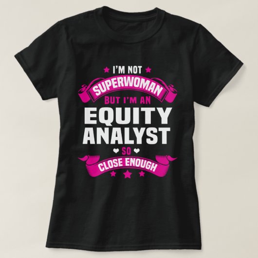 Equity Analyst T-Shirt (Design vorne)