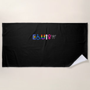 _EQUITY_ Equal Rights LGBTQ Alliges Unity Pride Fe Strandtuch