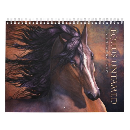 Equus-ungezähmter Pferdekalender Kalender (Titelbild)