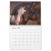 Equus-ungezähmter Pferdekalender Kalender (Jan 2019)