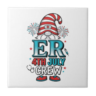 ER 4. Juli Crew Patriotisches Gnom-Shirt-Design_1 Fliese
