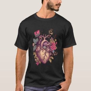 Er Anatomie Mit Blumen T-Shirt