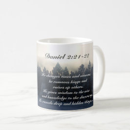 Er ändert die Zeiten und Jahreszeiten, Daniel 2:21 Kaffeetasse