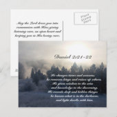 Er ändert die Zeiten und Jahreszeiten, Daniel 2:21 Postkarte (Vorne/Hinten)