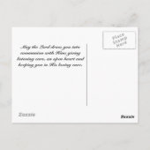 Er ändert die Zeiten und Jahreszeiten, Daniel 2:21 Postkarte (Rückseite)