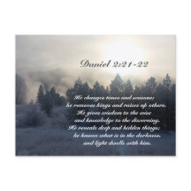 Er ändert die Zeiten und Jahreszeiten, Daniel 2:21