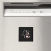 Er Behalte mir, dass sie mir Wolf Art Lover Coupl  Magnet (In Situ (Geschirrspüler))