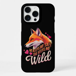 Er Behalte mir, dass sie mir Wolf Behalte. iPhone 16 Pro Max Hülle