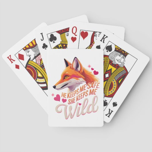 Er Behalte mir, dass sie mir Wolf Behalte. Spielkarten (Rückseite)