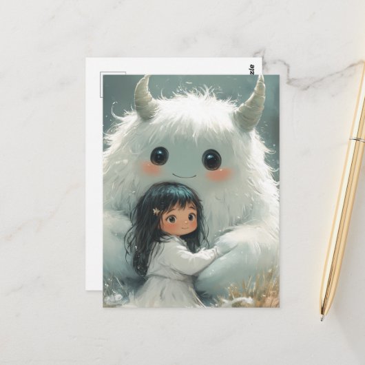 Er Behalte mir ein sicheres kleines Mädchen als ih Postkarte (Vorderseite/Rückseite Beispiel)