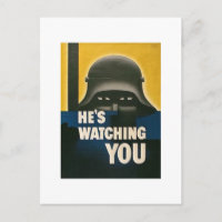 Er beobachtet Sie - Vintager Zweiter Weltkrieg