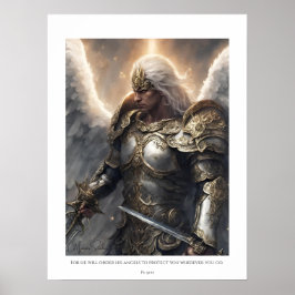 Er bestellt seine Engel. Poster