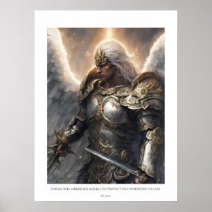 Er bestellt seine Engel. Poster