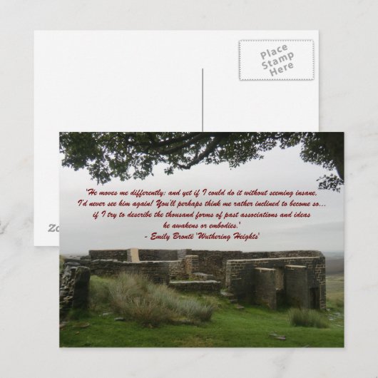 Er bewegt mich anders - Wutherings Postkarte (Vorne/Hinten)